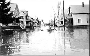 Flood of 1936, Keene NH - Edwards Street (2593172720)