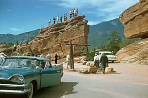 Garden of the Gods Park , Colorado , 1950's , Kodachrome by Chalmers Butterfield