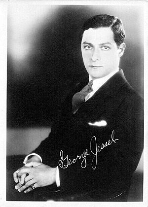 George Jessel autographed portrait