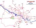 Glasgow tram map 1938