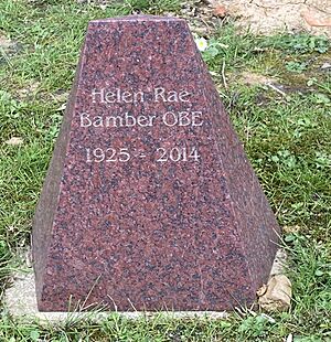 Grave of Helen Bamber in Highgate Cemetery