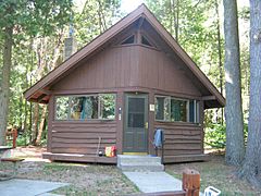 Harrisville state park cabin 01