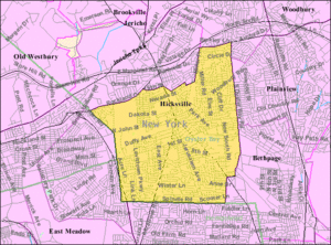 Hicksville-map