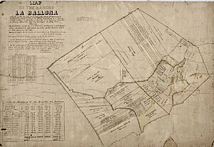 Huntington Library Rancho La Ballona Plat survey 1867ish