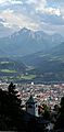 Innsbruck overlook with town
