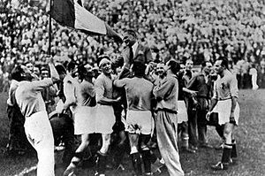 Italy celebrating 1934