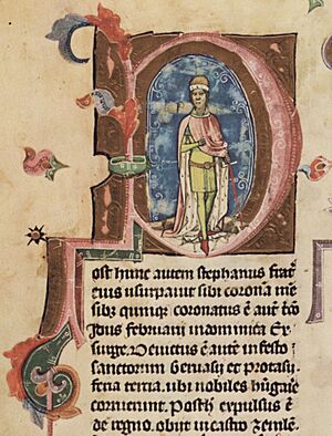 Képes krónika - 122.oldal - A trónbitorló István herceg (IV. István)