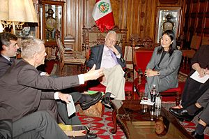 Keiko Fujimori y Parlamentarios Europeos