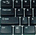 Keyboard-left keys