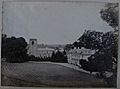 Kirby Fleetham Hall, Yorkshire, UK, lawn, 1889