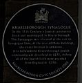 Knaresborough medieval synagogue plaque