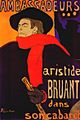 Lautrec ambassadeurs, aristide bruant (poster) 1892