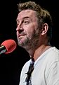 Lee Mack on Radio 4's 'Don't Make Me Laugh' in 2015 (cropped)