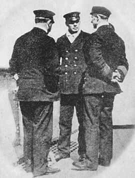 Lightoller on Carpathia after rescue