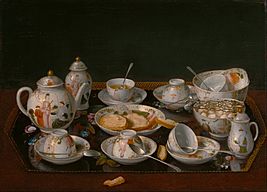Still Life, Tea Set, ca. 1781–83, oil on canvas