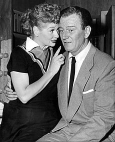 Lucille Ball John Wayne 1955