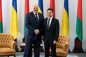 Lukashenko and Zelenskyi (Oct 2019)