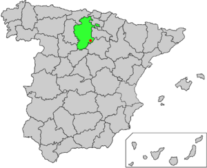 Location in Spain