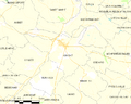 Map commune FR insee code 32147