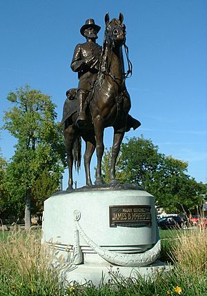 Sculpture of James B. McPherson (2004)