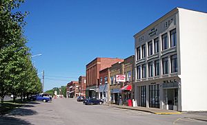 Main Street along U.S. Route 60 in Milton in 2007