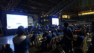Mmusi Maimane delivering speech at the DA Provincial Manifesto launch