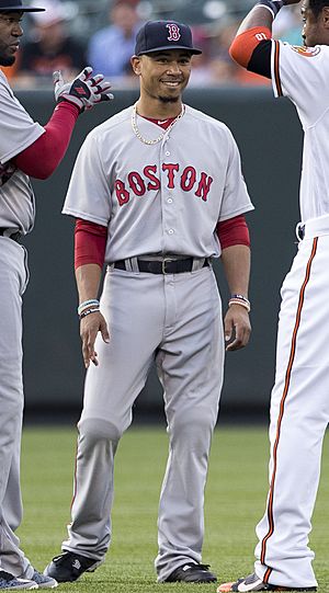 Mookie Betts on May 31, 2016