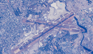 Mumbai Airport Aerial View