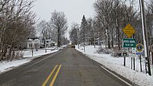 North Adams, MI road signage