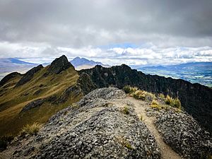 Pasochoa volcano's summit