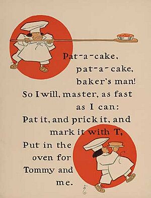 Pat-a-cake, pat-a-cake, baker's man 1 - WW Denslow - Project Gutenberg etext 18546