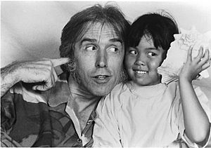 Peter Alsop with child