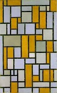 Piet Mondriaan, 1918 - Composition with Gray and Light Brown