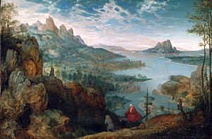 Pieter Bruegel der Ältere - Landschaft mit der Flucht nach Ägypten
