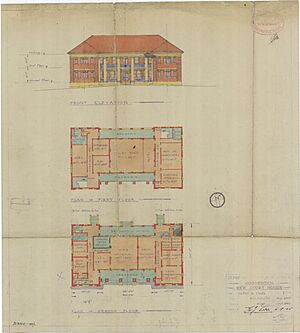 Plan of Court House, Hughenden, August 1945