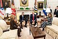 President Trump and the First Lady Visit with the Prime Minister of the Hellenic Republic and Mrs. Mareva Grabowski-Mitsotakis (49351250376)