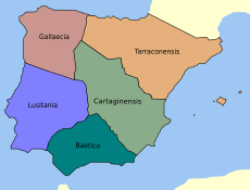 Provincias de la Hispania Romana (Diocleciano)