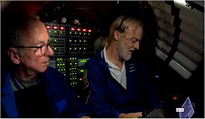 S647 Minerve Dive 020120 V Vescovo and Admiral Jean-Louis Barbier