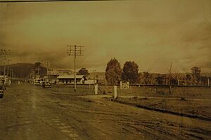 Samford Main Street view South West to Camp Mountain, 1920