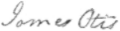 Signature of James Otis Jr. (1725–1783)