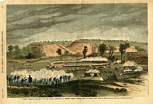 Sketch of the attack on Brig. Gen. George Crook’s command at Tongue River on June 9, 1876.jpg