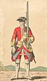 Soldier of 38th regiment 1742