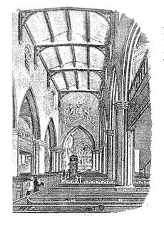St Mary's Chesham interior pre-1869