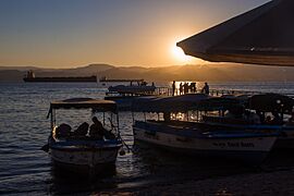 Sunset in Aqaba