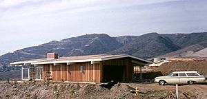 Terrace model home, Laguna Niguel, 1961