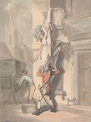 Thomas Rowlandson - The Elopement - Google Art Project