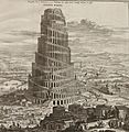 Turris Babel by Athanasius Kircher
