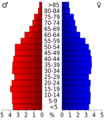 USA Scott County, Tennessee.csv age pyramid