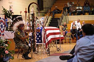 US Army 52068 Korean War vet gets native-American honors