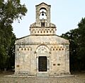 Uta, chiesa di santa maria, esterno 03
